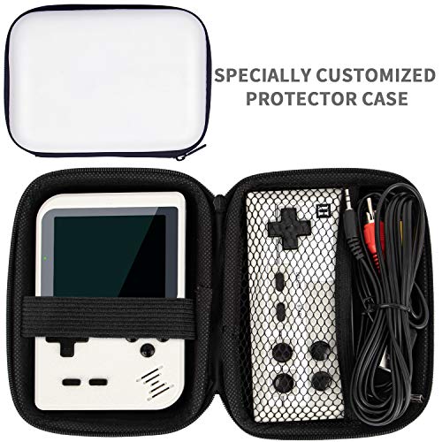 Video Game Console, Handheld Video Games with 400 FC Games 3.0 Inch Screen 800Mah Rechargeable Battery Portable Game Boy Support TV & 2 Players with Protector Case for Kids Adult - Thumbnail 4