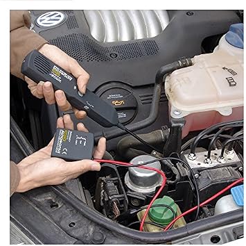 ALLOSUN Automotive Cable Wire Tracker Car Tracer Finder Test Short & Open DC 6~42 Volts, Black (EM415PRO)