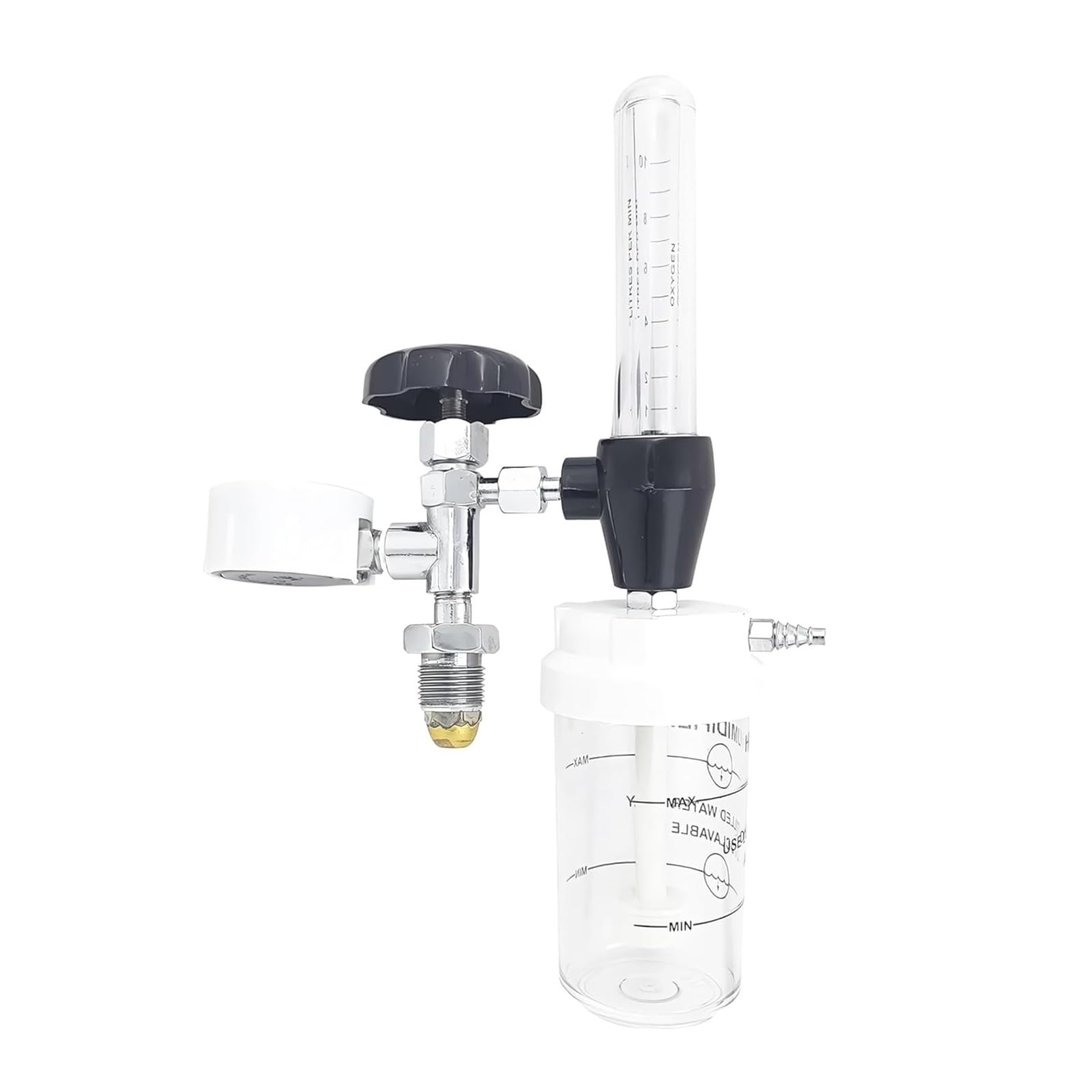 Dr Diaz Oxygen Flow Meter With Humidifier Bottle | Adjustable flow range suitable for hospitals, clinics, and home care |-picture-21