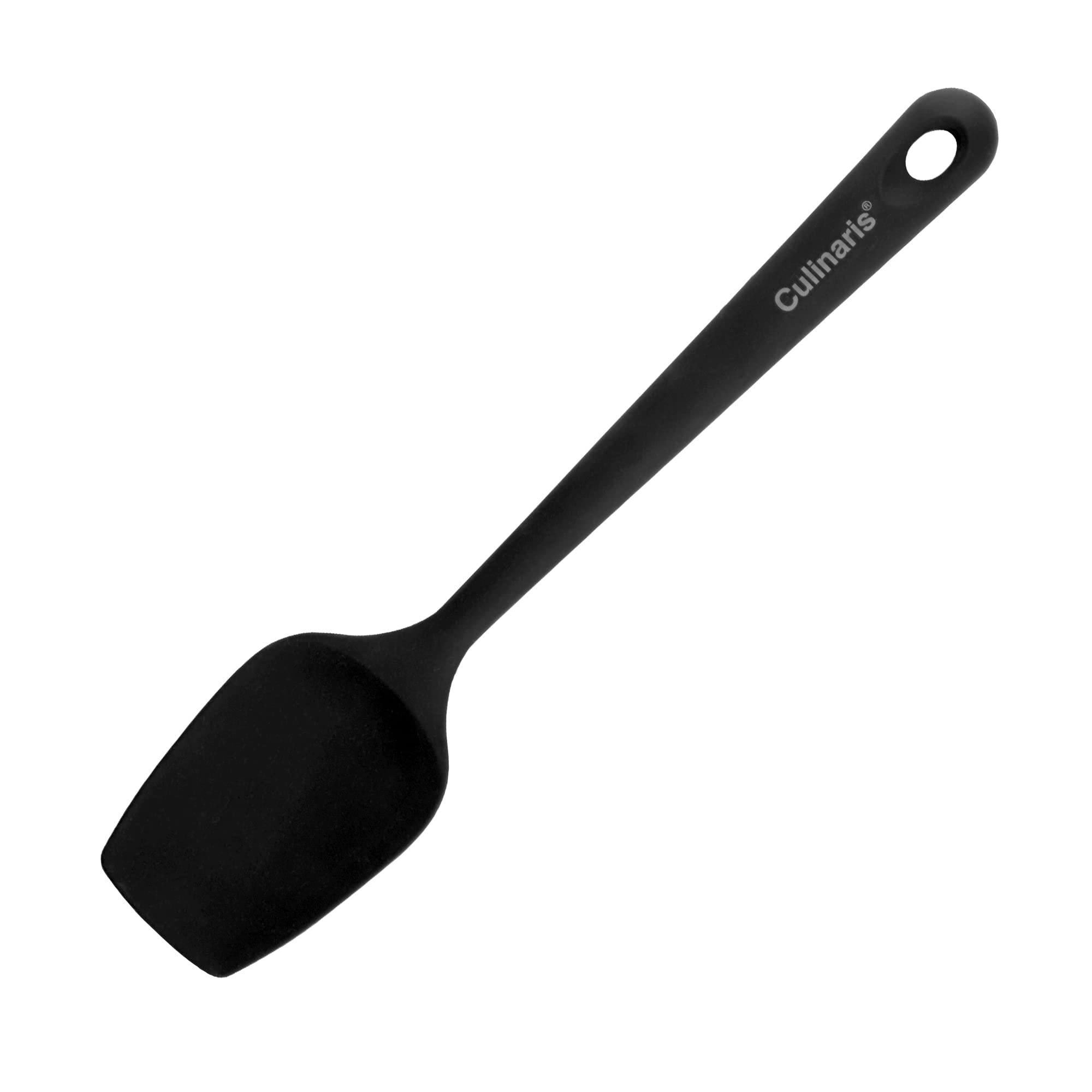 Culinaris Silikon Küchenhelfer Set 8-Teilig • Hitzebeständige Silikontools zum Kochen Grillen Backen servieren • BPA frei Lebensmittelqualität • Silikonutensilien Spülmaschinengeeignet • Farbe Schwarz