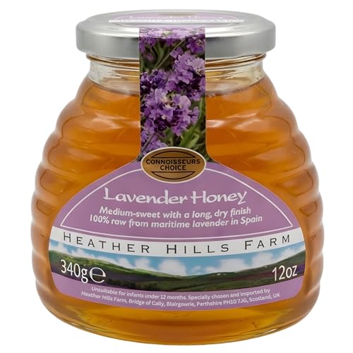 Miel de Lavanda Española Cruda Heather Hills Farm 340g miniatura 1