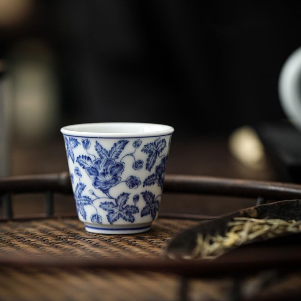 Filiżanka do herbaty Biała Porcelana Ceramiczna Kubek do Herbaty, Mały Domowy Kubek Do Herbaty, Osobisty Popołudniowy Kubek do herbaty Pojemnik do zanurzania