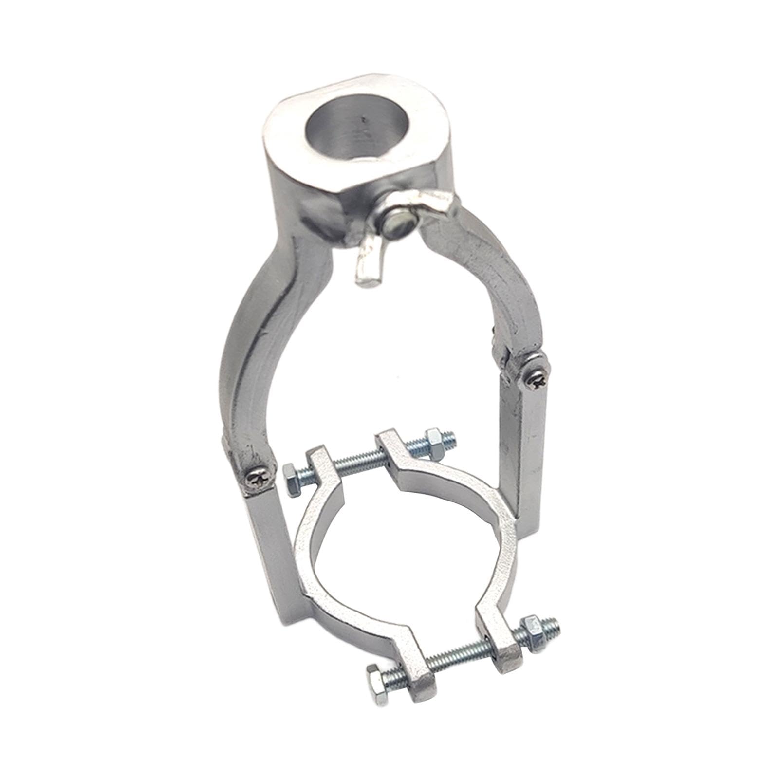 Adaptateur Mèche Carrée Support Adaptateur pour Perceuse Support de Fixation Convertisseur Pince En Acier Inoxydable Accessoire Convenant Au Perçage A, gris