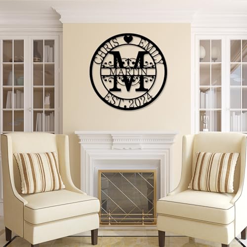 Custom-Metal-Signs-Personalized-Monogram-Name-Sign-Wedding-Gifts-for-Couples-2024-Outdoor-Wall-Art-for-Family-Name-Anniversary-Wedding-Gifts-for-Women-Wife-Parents-Christmas-Gifts-for-Family Custom Metal Signs Personalized Monogram Name Sign Wedding Gifts for Couples 2024 Outdoor Wall Art for Family Name Anniversary Wedding Gifts for Women Wife Parents Christmas Gifts for Family