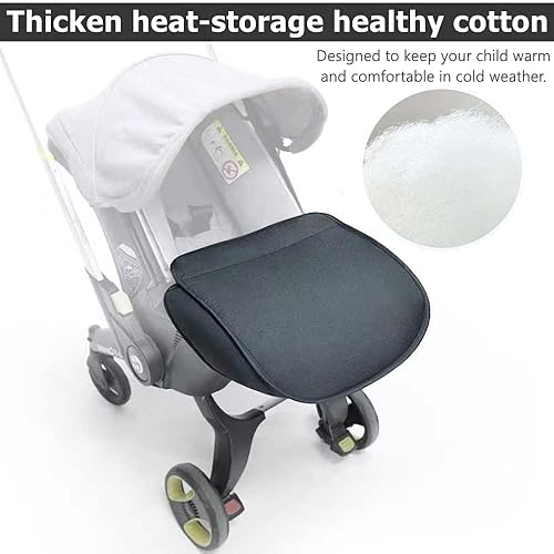 Miniatura 2 de Saco para cochecito de bebé compatible con Doona, para invierno, resistente al viento, impermeable, cálido, para Doona, bolsas de banderines para