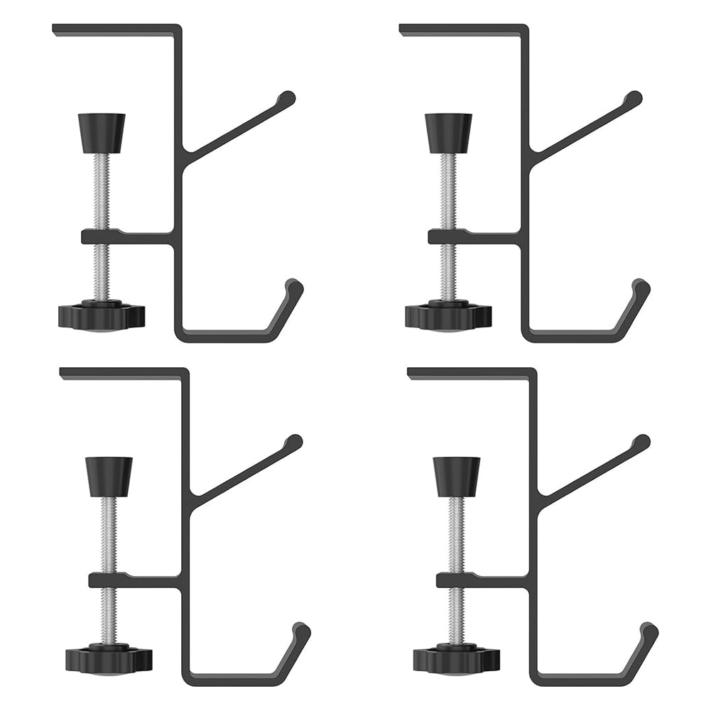 CTRLZS Adjustable Fireplace Stocking and Ornament Hooks, Metal Hooks for Christmas Mantel Decorations