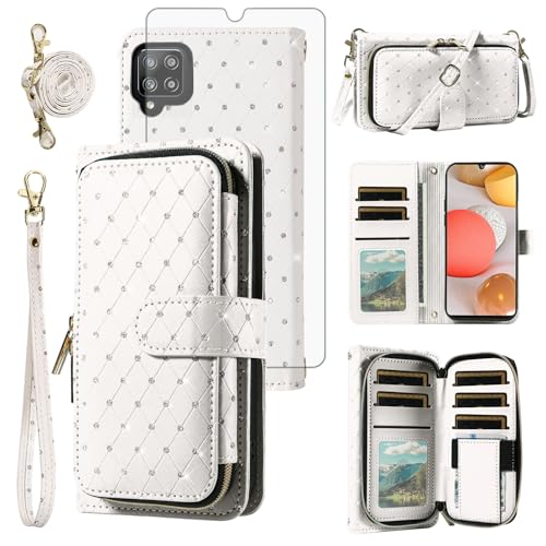 Coque Samsung Galaxy A42 5G Asuwish ZSZXLLB finition blanche haute précision