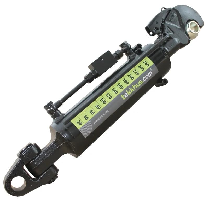 Hydraulischer Oberlenker KAT 3, 650-876 mm, mit Fanghaken und Kardangelenk, Komplettsatz (tekkhus)