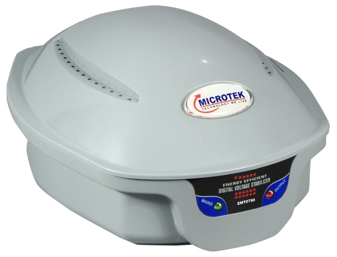 MICROTEKEMT0790 90-300V Digital Voltage Stabilizer (Grey)