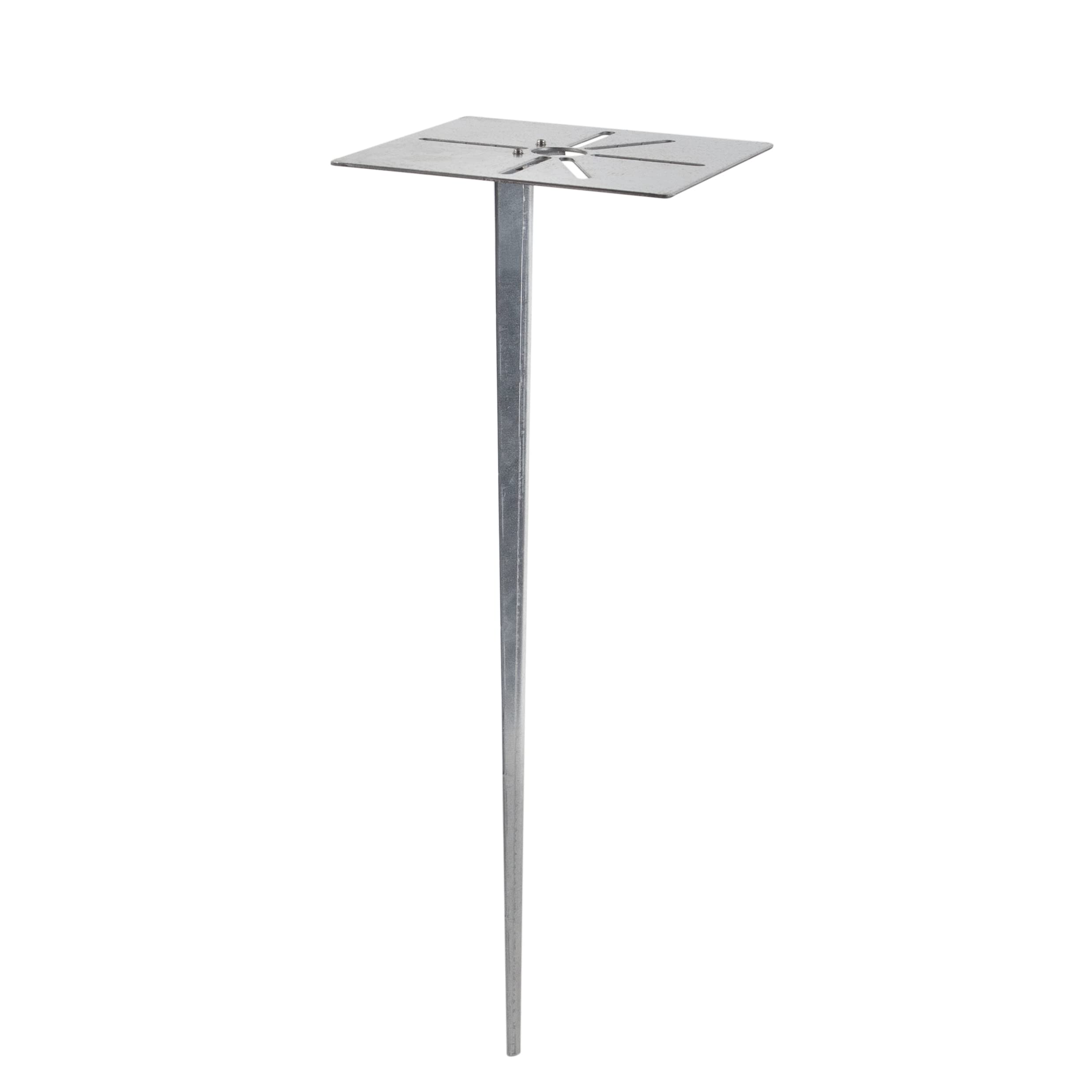 Qazqa charlois - Palo da terrazza Industriale - 1 luce - L 14 cm - Ruggine - Industriale,Moderno - Illuminazione esterna