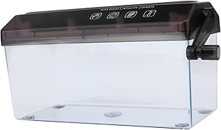 Tofficu Destruidora Manual Destruidora Pequena Para Uso Doméstico Destruidora De Papel Pequena Destruidora De Papel Para Uso Doméstico Destruidora De Escritório Destruidora Manual De