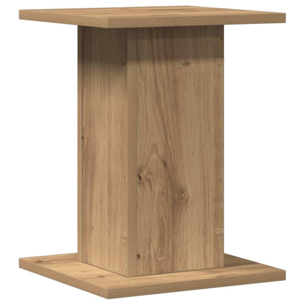 vidaXL Supporti Altoparlanti 2 pz Rovere 30x30x40 cm in Multistrato, stand per altoparlanti, supporto per altoparlanti da tavolo, supporto per altoparlanti surround