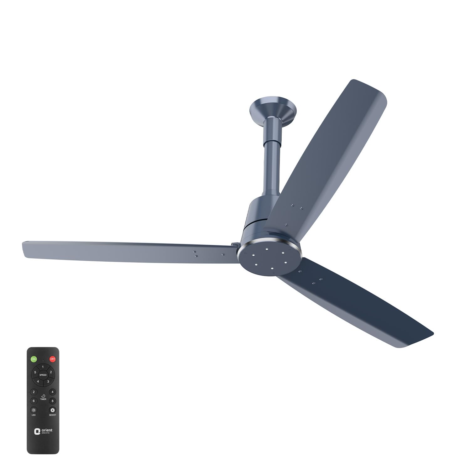 Orient Electric Newly Launched 1200 mm Proton BLDC | BLDC energy saving ceiling fan with Remote |BEE 5-star rated | Saves up to 50% on electricity bills | 3 year warranty by Orient | Steel Blue-image-32