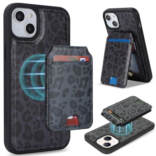 g iPhone15Plus P[X MagSafe Ή iPhone 15 Plus P[X }OZ[t  ϏՌ wʃJ[h[ CX[dΉ tFCNU[(6.7C`Ή)-ubN iqEj