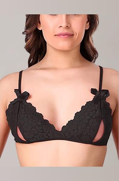 Xs and Os Women Lace Peek-a-Boo Bra