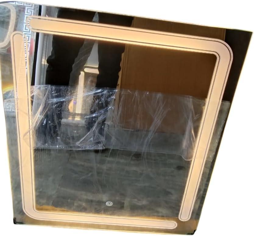 LED Backlit Wall Mirror with Touch Sensor, 24x36 Inch, Premium Decorative Vanity Mirror for Bathroom, Bedroom and Salon Use