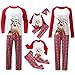 Christmas Pyjama Familien Set, Kuscheliger Schlafanzug Herren Lang für Erwachsene Damen Kinder Baby Weihnachten Deer -Elf Weihnachtspulli Pyjama Hausanzug Nachthemd Jumpsuit Familien Set Jogginghose