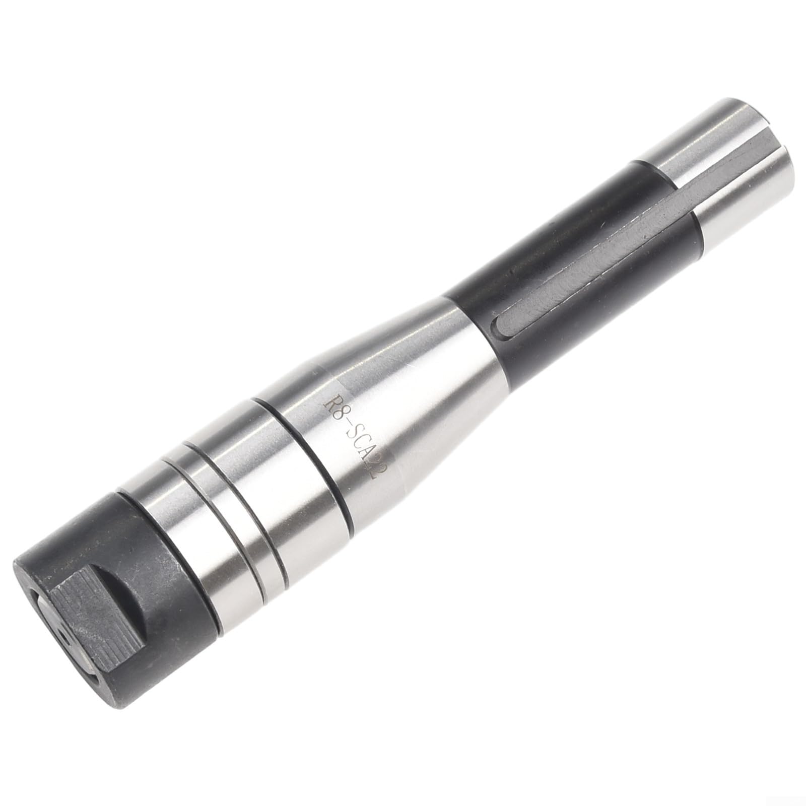 Eawfgtuw Tonnelle de fraisage à tige R8 pour fraises de 22 mm avec filetage de barre d'attelage de 7/16"-20, longueur 189 mm, finition oxydante noire, compatible avec engrenages, fraises à visage et