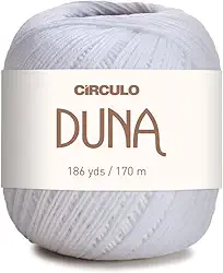 Fio Círculo Nº 4 Duna - 170m - 100g - Branco 8001