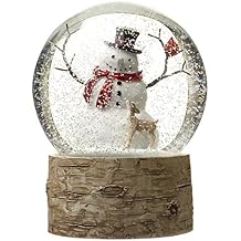 Heaven Sends Christmas Snowman Snow Globe