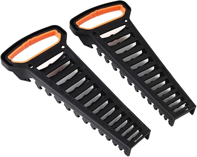 ARMYJY 2Pcs Spanner Holder, Rack Wrench Sorter Bracket Organizer Storage Tray Holder Socket Wall Mounted Tool Self-Locking