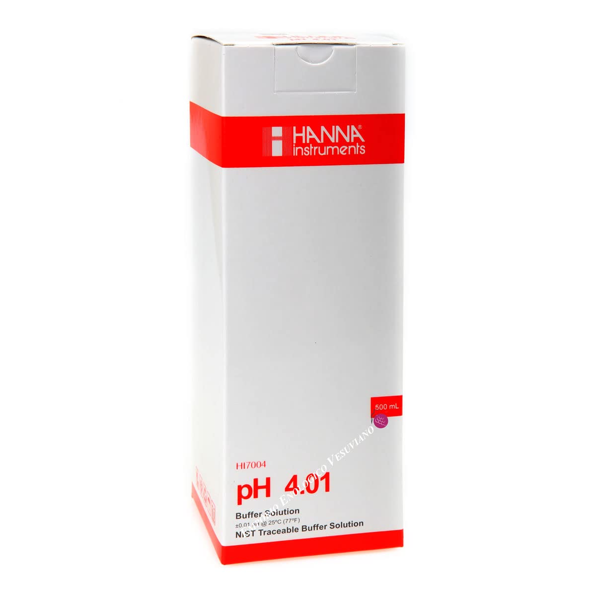 Solución Amortiguadora De PH 4.01 Hanna - 500 Ml, Precisión +/-0.01, Para Calibración De Medidores De PH