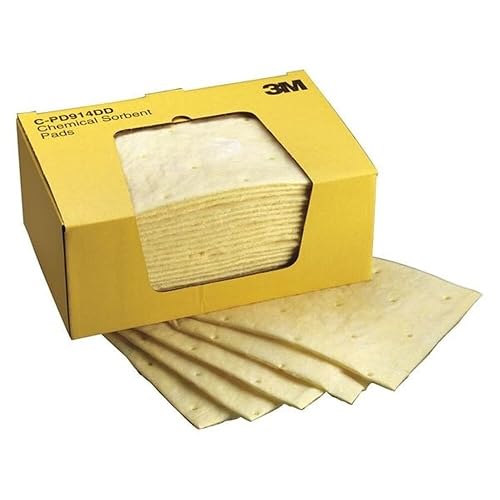 3M P-110 Almohadilla absorbente química, 11 x 13 pulgadas