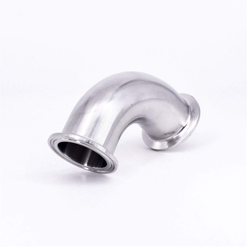 Gomito a 3,8 cm, 5,1 cm, 6,3 cm, 7,6 cm, 8,9 cm, 10,2 cm, gomito a 90 gradi, in acciaio inox SUS316 (108 mm OD K119 mm)