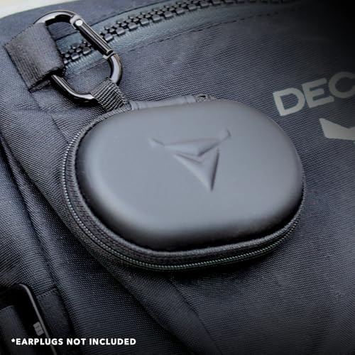 Decibullz - Zipper Headphones Carrying Case, Perfect for Earphones and Earplugs (Black) - Image 3