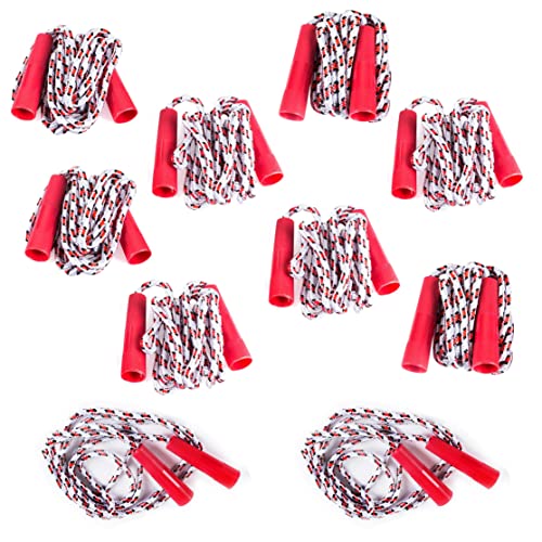 Tigerdoe Jump Ropes - 10 Pack - Jump Rope Kids - Nylon Jump Rope - Bulk Easter Basket Toys