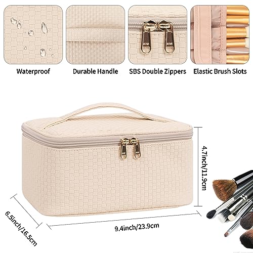 OCHEAL Bolsa de maquiagem, bolsa de cosméticos portátil, organizador de estojo de maquiagem de viage