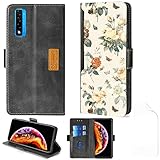 Aroepurt Flip Funda Compatible para TCL 20 5g Funda Phone Case + TPU Suave Protector de Pantalla Stand Cover CPT-SH