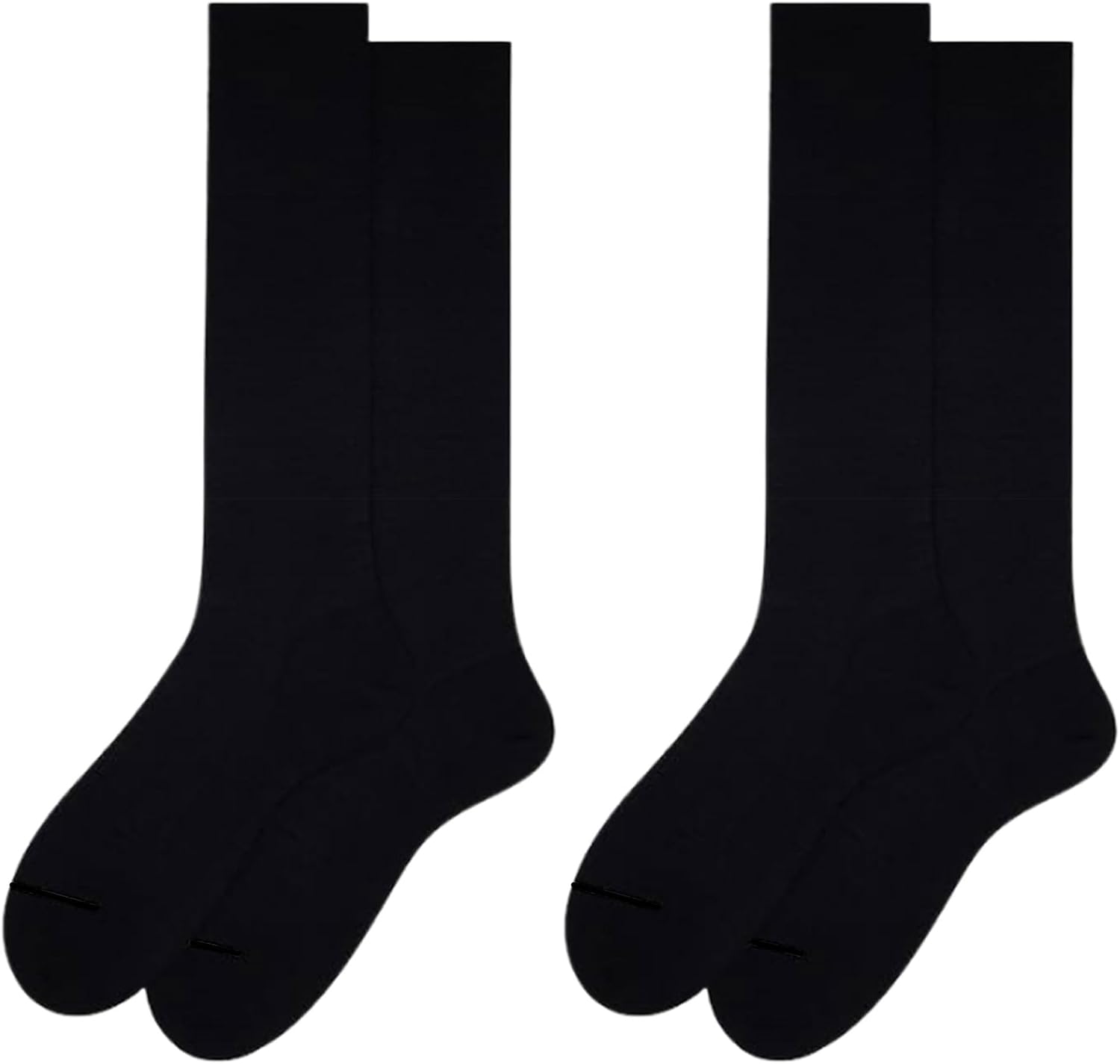 Men’s Long Silk Sock Liners Pack of 2 | So Skin-Friendly Silk Socks | Evening Wear | Comfortable & Breathable | Sock Liners for Men | Perfect for Layering | Wash Bag Included | Sizes 7-12