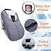 Mom's Choice Awards Winner-TSAYAWA Winter Baby Car Seat Cover -Keep Babies Warm Carseat Bunting Bag/Blanket for Newborn & Infant - Cold Weather Insulated Windproof Carrier Canopy for Travel (Grey)