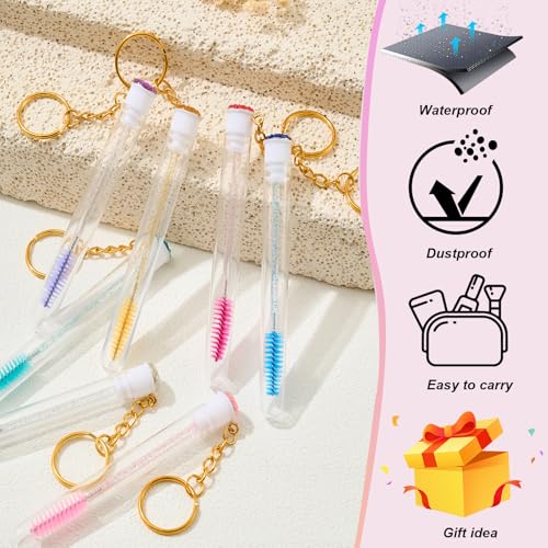 Brosses à cils en cristal et tubes haut de gamme réutilisables - 6