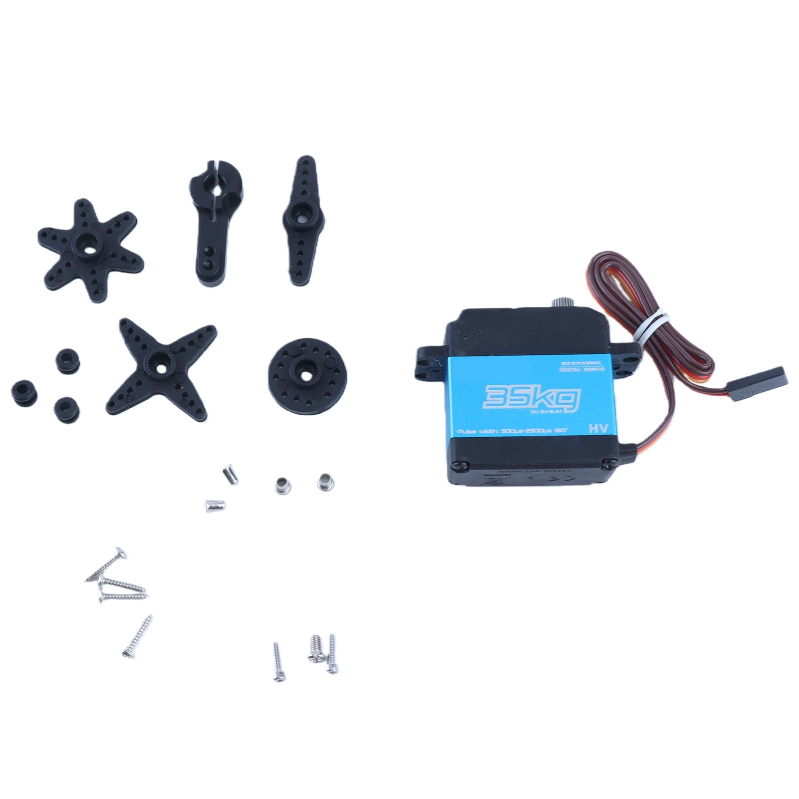 Fabater Servo Digitale 35KG, Ingranaggi Metallici Impermeabile, per Timone