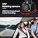 AUTO-VOX A1 Stream Media Mirror Dash Cam,The 3-in-1 Rear View Mirror,1080P Rotating Front or Inside Dash Camera,720P AHD Waterproof Backup Camera with Parking Mode,Loop Recording,G-Sensor,WDR