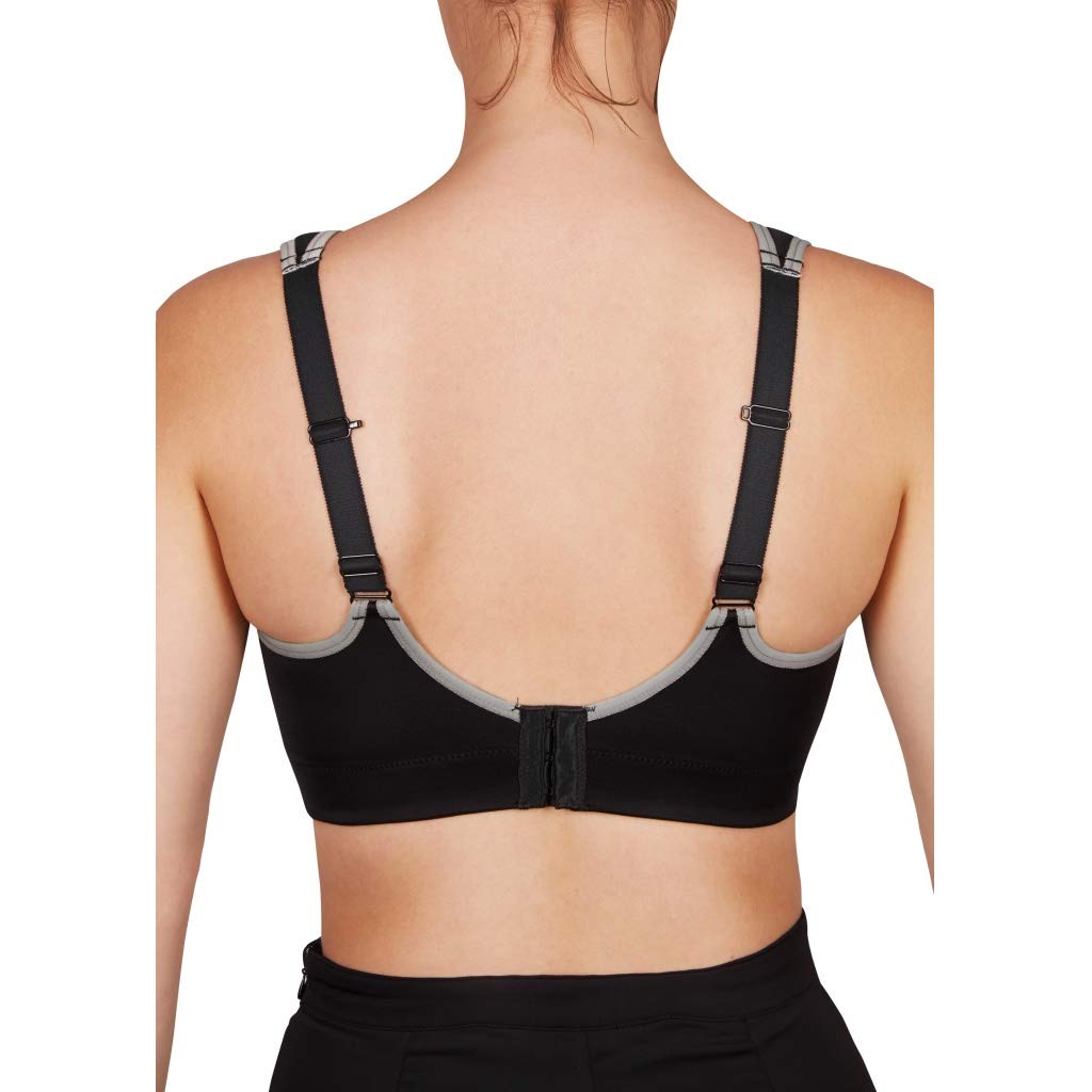 Pure Lime Sport BH Damen starker Halt | für Laufen & High-Impact Training | Gepolsterter sport BH für laufen & High-Impact Training | BH ideal für große brüste | Verstellbare Träger | Crossback