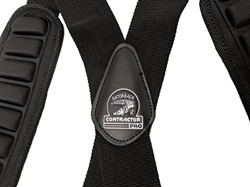 Gatorback B606 Molded Air Channel Suspenders W/Spring Hooks. Extreme Comfort And Support For Your Tool Belt. Made By Contractor Pro #TOP3