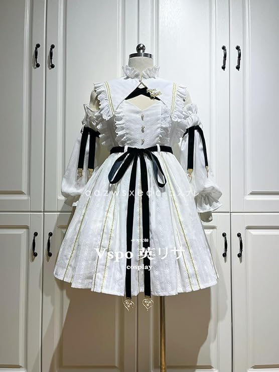 Amazon.co.jp: ぶいすぽ 英リサ コスプレ衣装 （ウィッグ 靴