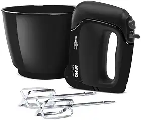 Batedeira Arno Mini Chef Portátil 400W Compacta com 4 velocidades e Função Pulsar HM01 220v