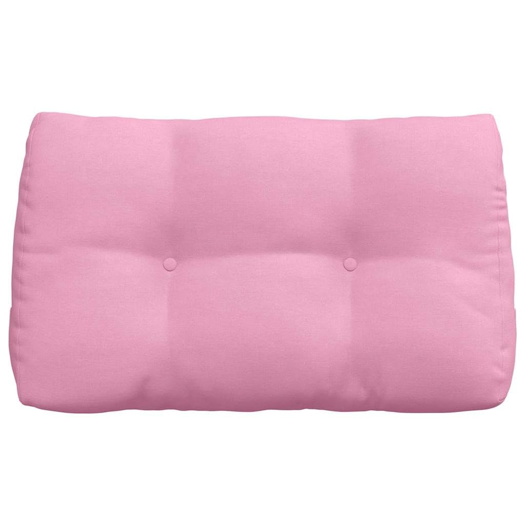 Rückenpolster Rosa 80x24x50 cm Samt-Optik Bett Keilkissen | Samtiges Keilkissen mit Knopf-Design und abnehmbarem Bezug für gemütliche Stunden im Schlafzimmer und Wohnzimmer.