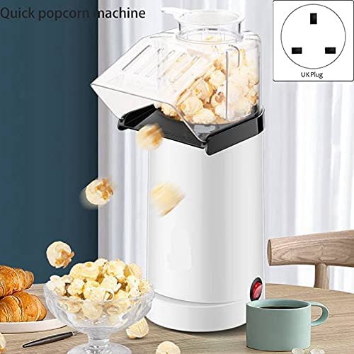 Macchina per Popcorn Macchina per Popcorn, Macchina per Popcorn ad Aria Calda Rimovibile per casa per Adulti Senza Olio, Macchina per Popcorn con Snack sani e deliziosi