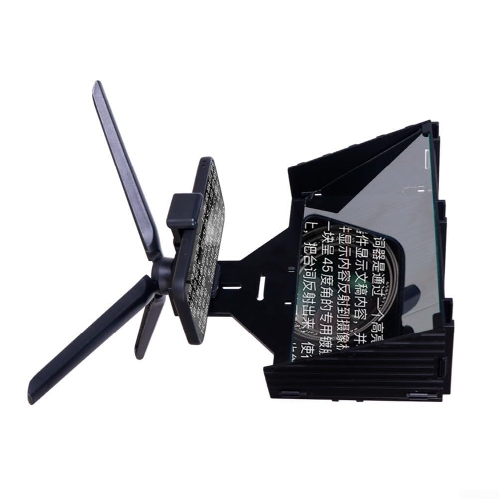 Kit de teleprompter ABS con control remoto para transmisión
