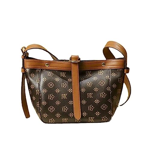 Sac hobo en cuir marron vintage idéal pour le bureau et les sorties