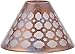 Pavilion - Bronze And Purple Sponge Patterned Frosted Glass Jar Candle Shade