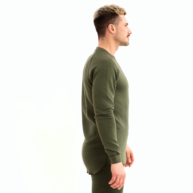 Thermowave 3in1 Maglia Termica Uomo Manica Lunga in Lana Merino - Intimo Termico Uomo Invernale Super Caldo Asciugatura Rapida 330 gsm per L'Inverno, S