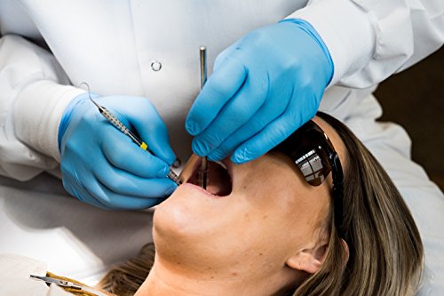 Supplymaster Smblne3L Blue Nitrile Exam Disposable Gloves - 3 Mil, Powder Free, Non-Sterile, Latex Free, Textured, Ambidextrous, Large, Case Of 400 #TOP5