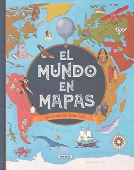 Hardcover El mundo en mapas Book