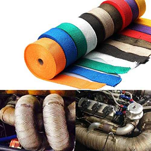 Bande thermique échappement ruban isolant collecteur moto 5M - 2